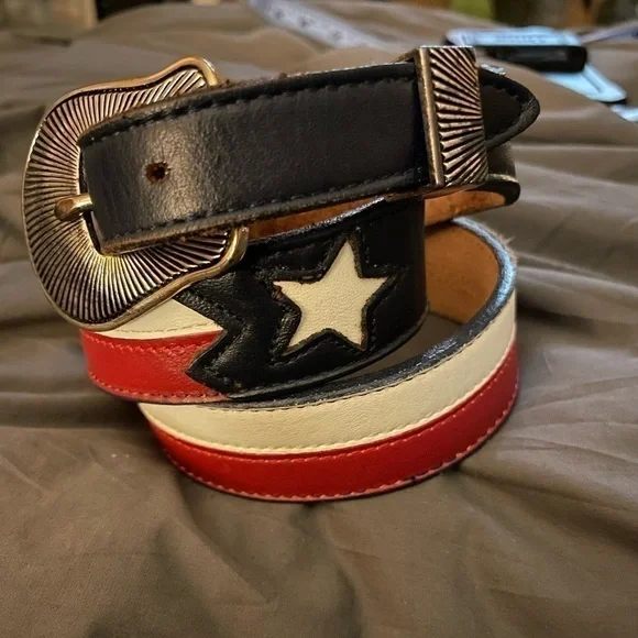 Nocona Texas Flag Belt Size 30​​​​​​​​​​​​​​​​​​​​​ - Picture 4 of 7